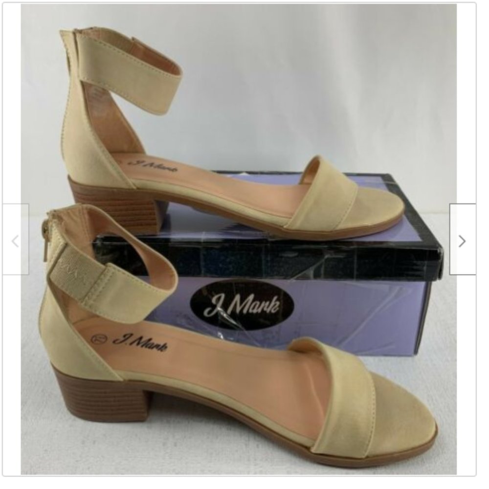 J.MARK Women's Rockland Beige Tulip Sandals